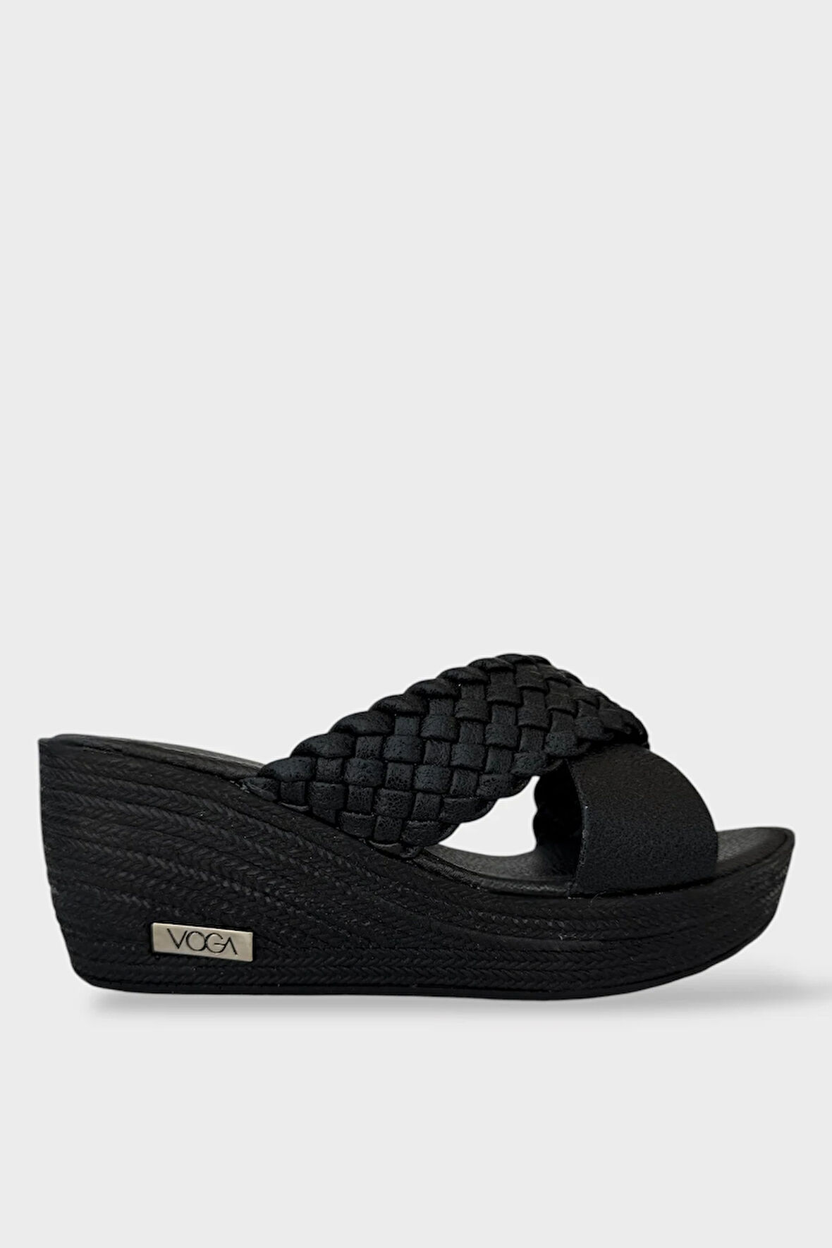 Anatomik Dolgu Taban Yumuşak Rahat Kadın Terlik SİYAH