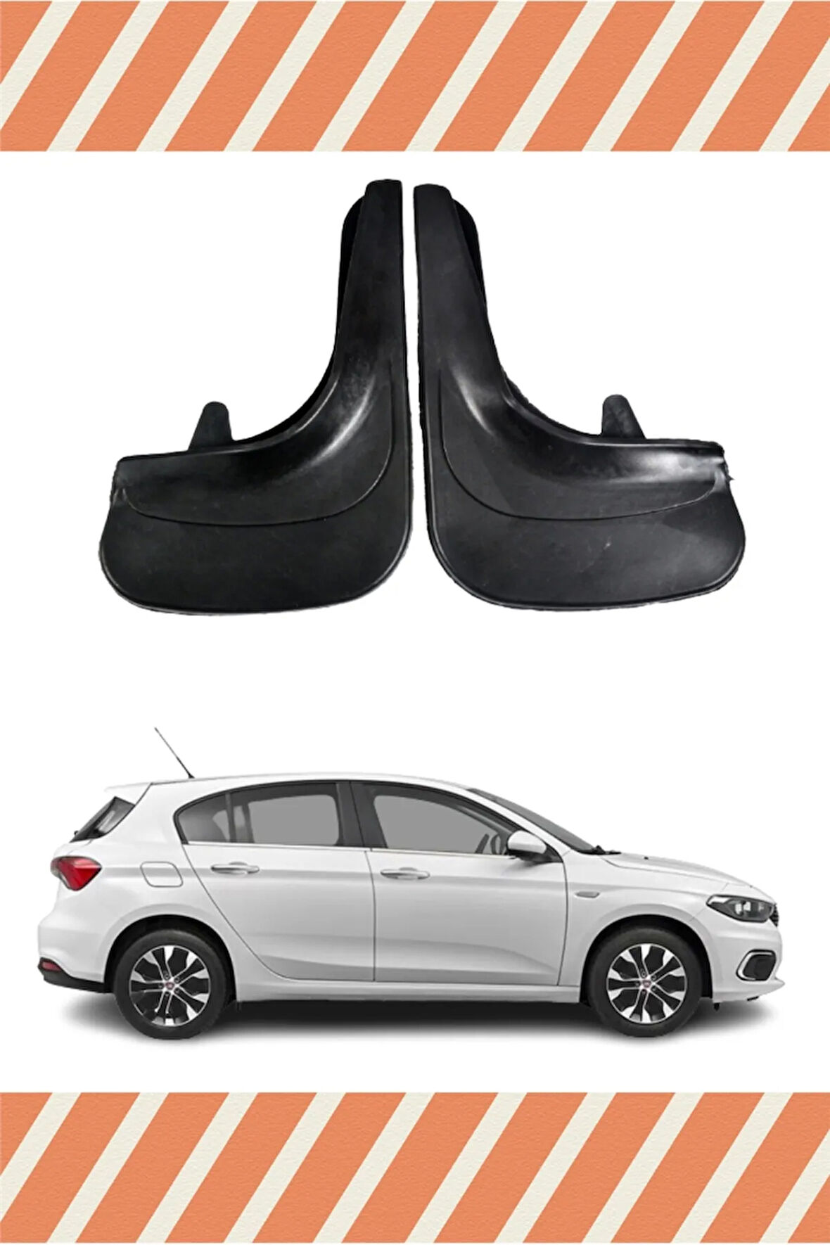 Fiat Egea HB tüm kasalar uyumlu 2’li tozluk çamurluk paçalık