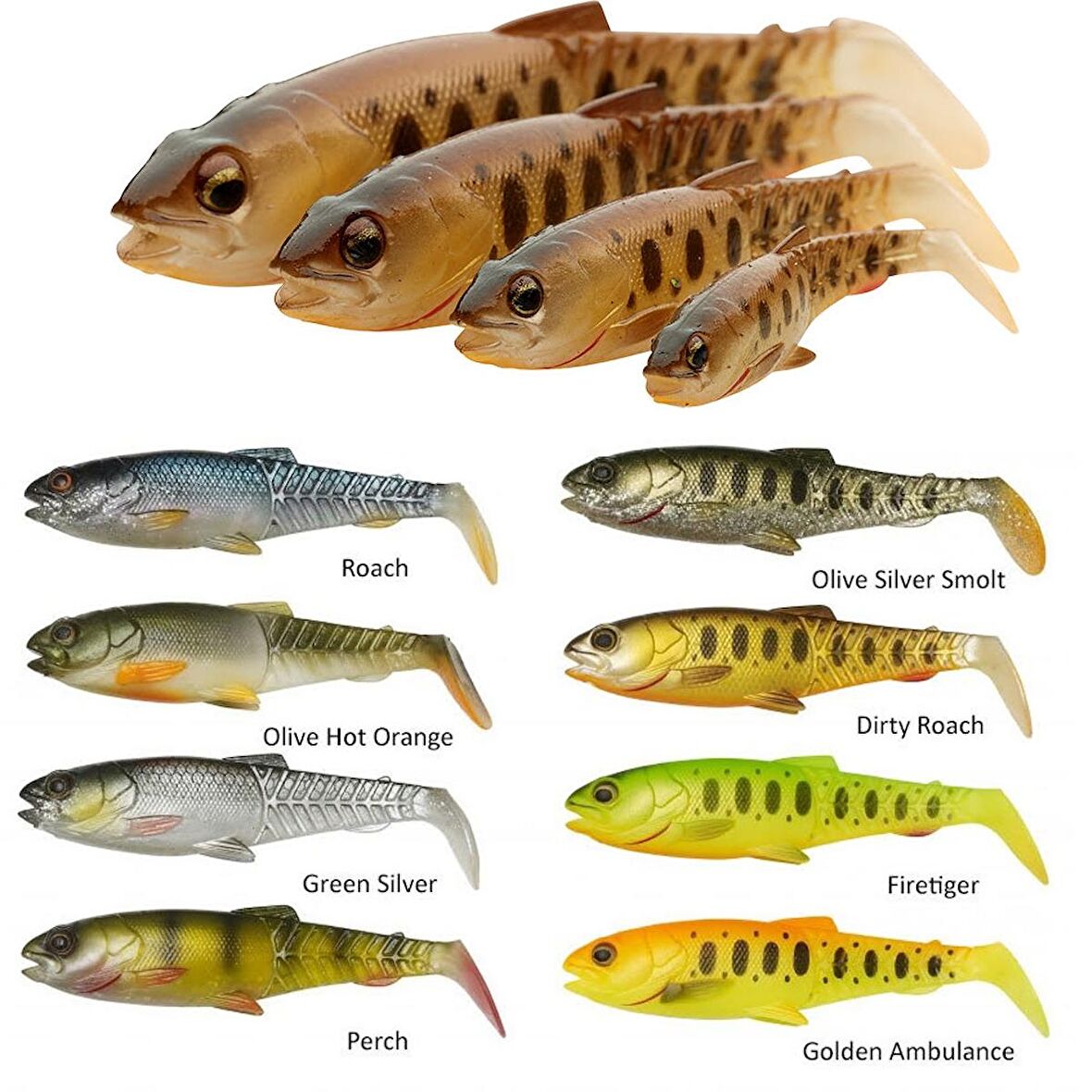 Savage Gear Craft Cannibal Paddletail 6,5 cm 4 gr Silikon Yem