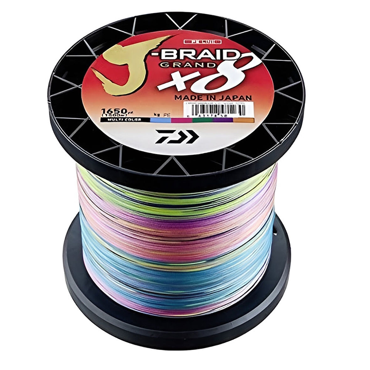 Daiwa J-Braid Grand 8B Multicolor 1500m İp Misina 0,42mm