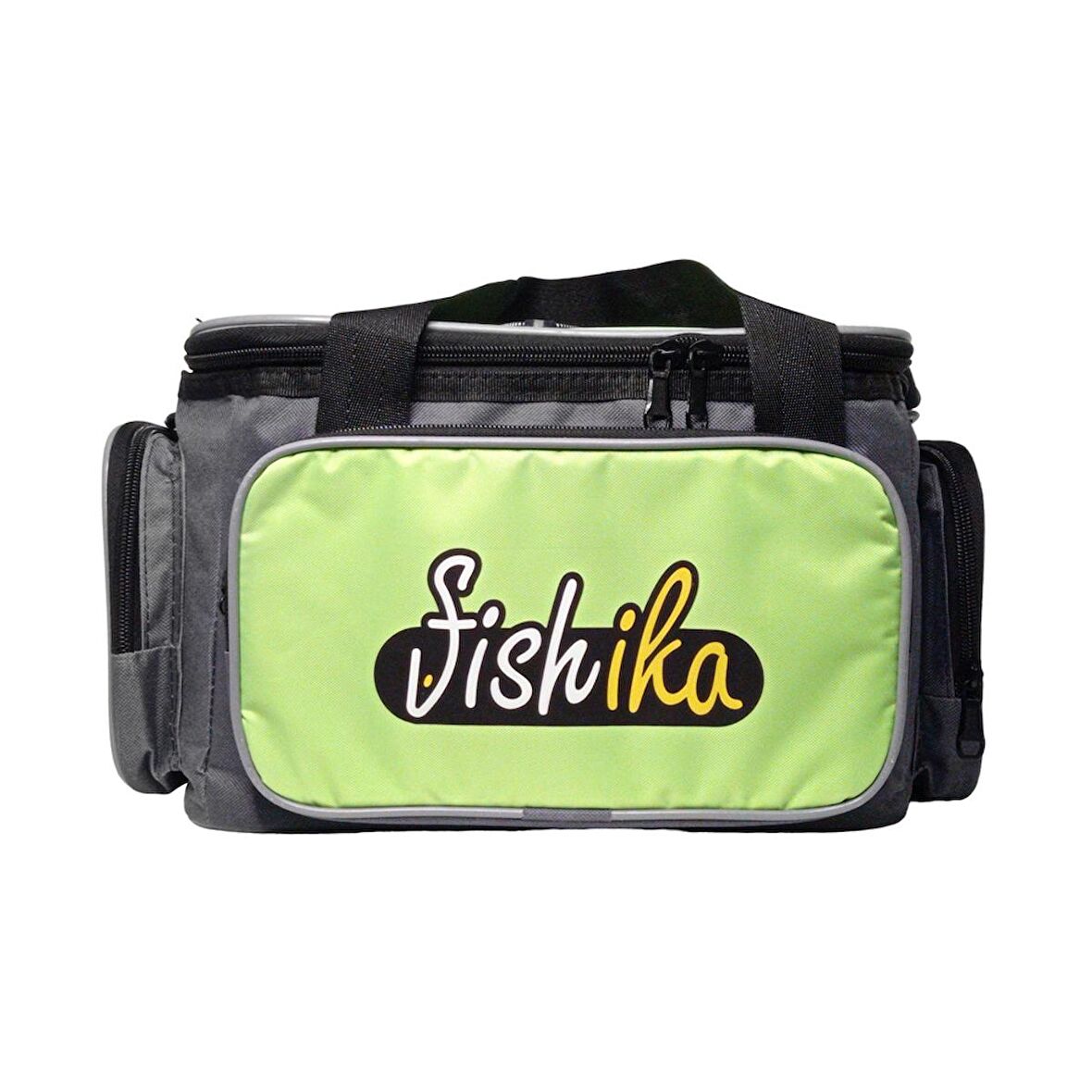 Fishika Tackle Bag Green Grey Balıkçı Malzeme Çantası