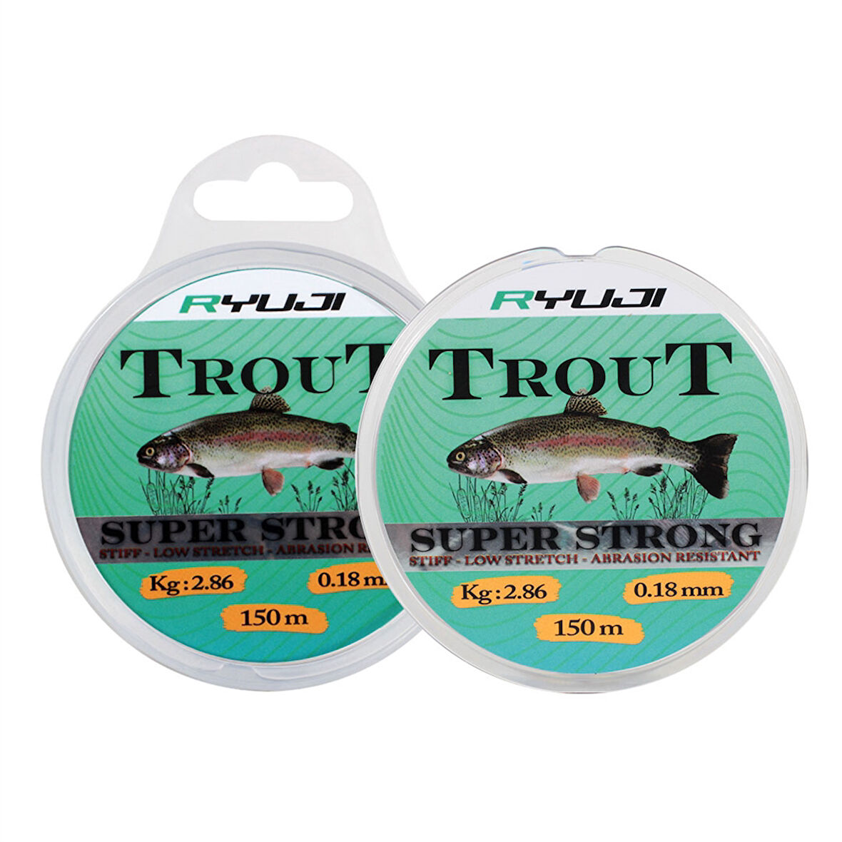 Ryuji Trout Carp Light Grey 150m Monofilament Misina 0,25mm