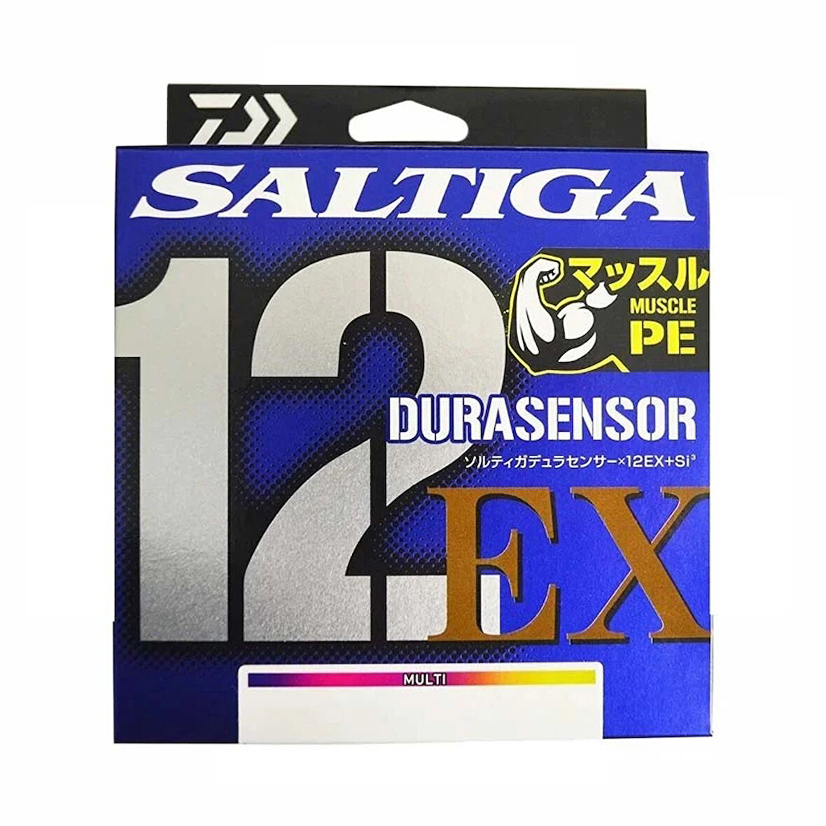 Daiwa Saltiga Durasensor 12B Multicolor 300m İp Misina 0,18mm