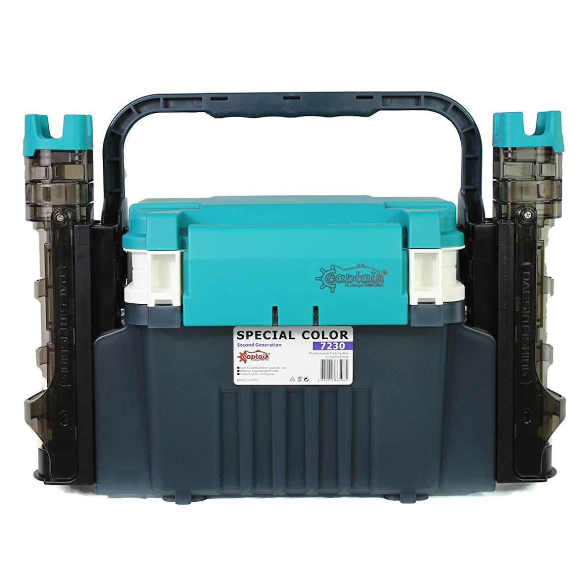 Captain 7230 Profesyonel 2 Kamış Tutuculu Takım Çantası