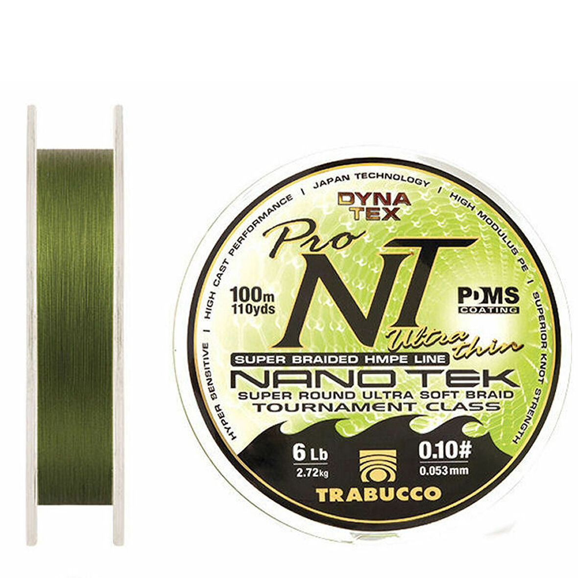 Trabucco Dyne Tex Pro NT Ultra Thin 100m İp Misina Kalınlık (mm) : 0,06mm