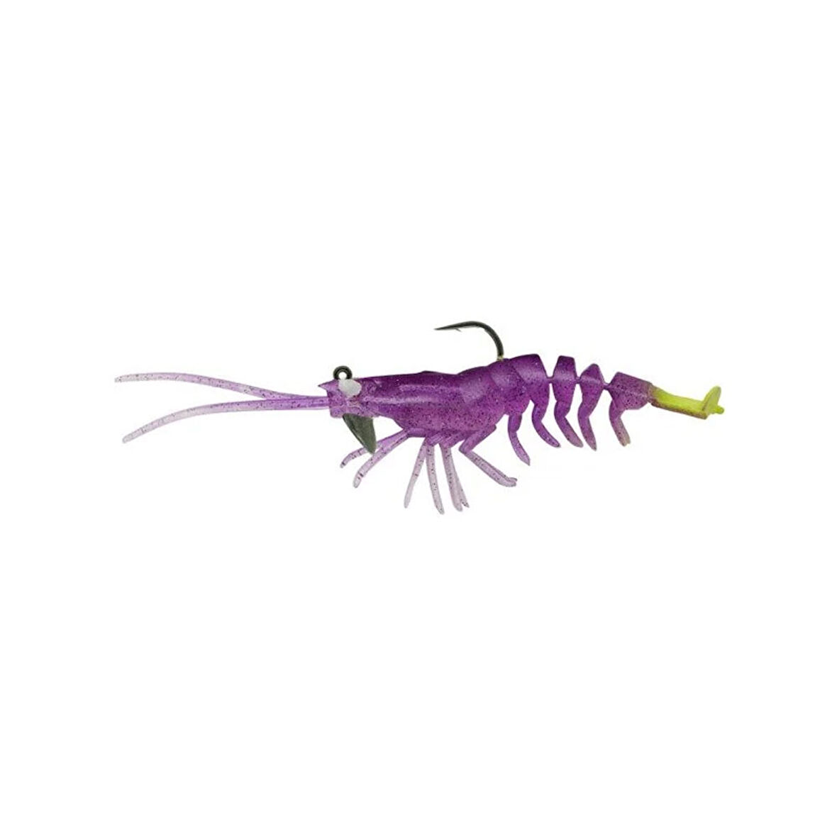 Savage Gear 3D Shrimp RTF 9 cm 7 gr Suni Yem 2 Adet Silikon Karides Renk : Plum Chartreuse