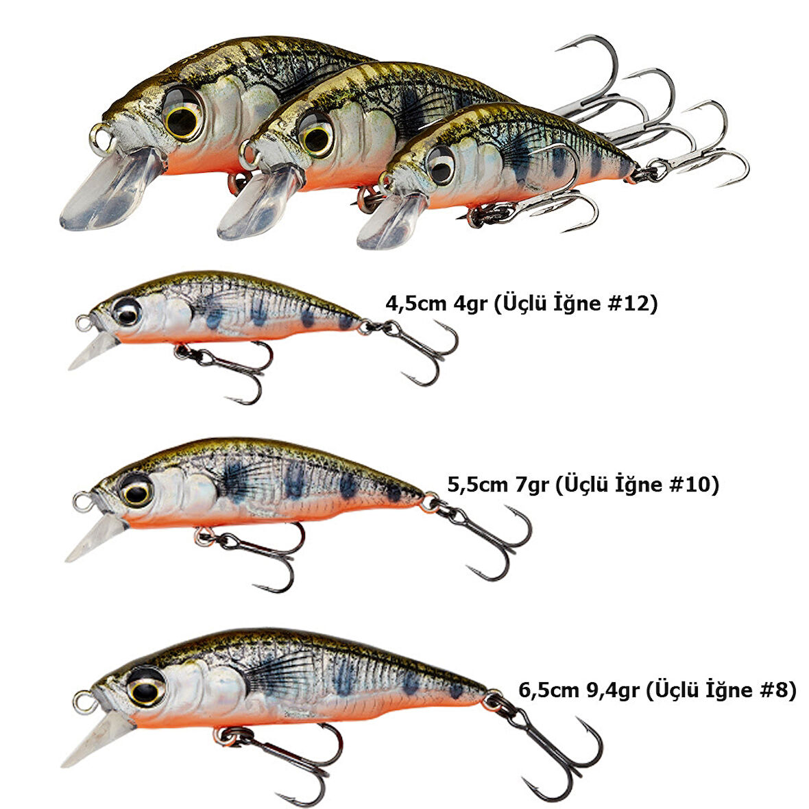 Savage gear 3D Sticklebait Twitch 4,5cm 4gr Maket Yem Renk : Firetiger
