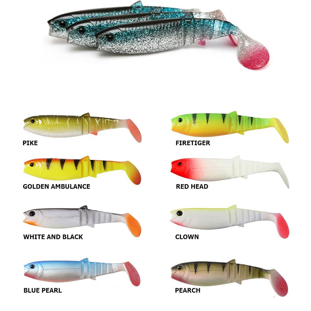 Savage gear LB Cannibal 10cm 9gr Bulk Box Silikon Yem Renk : Perch