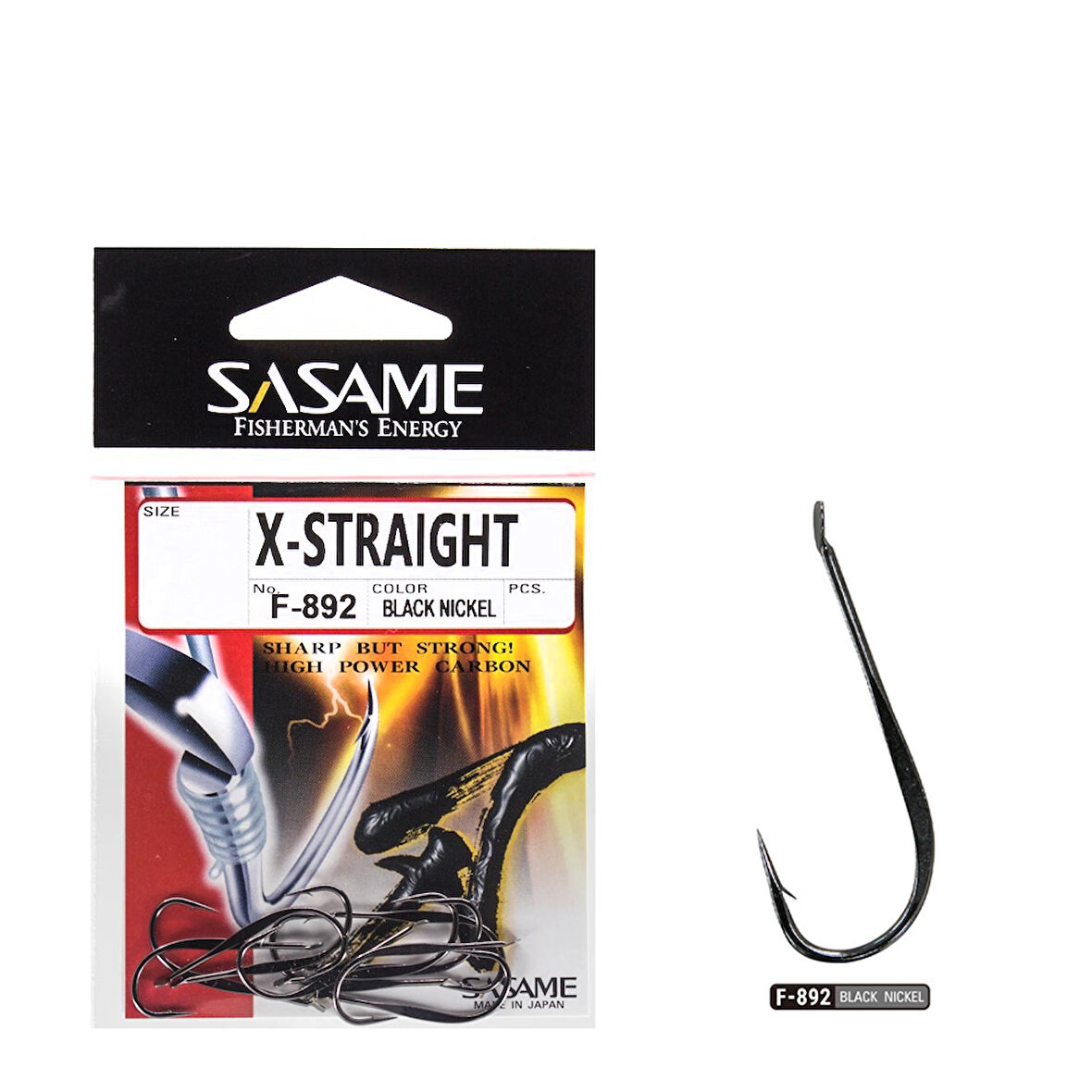 Sasame F-892 BL Nickel S-Straight İğne İğne No : 1