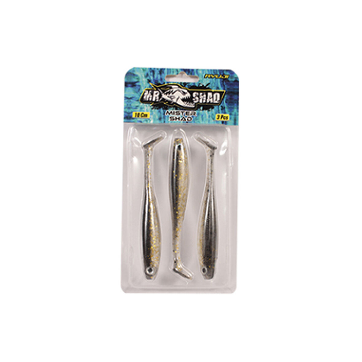 Ryuji Mister Shad 10cm 7gr Silikon Yem Renk : Black Gold