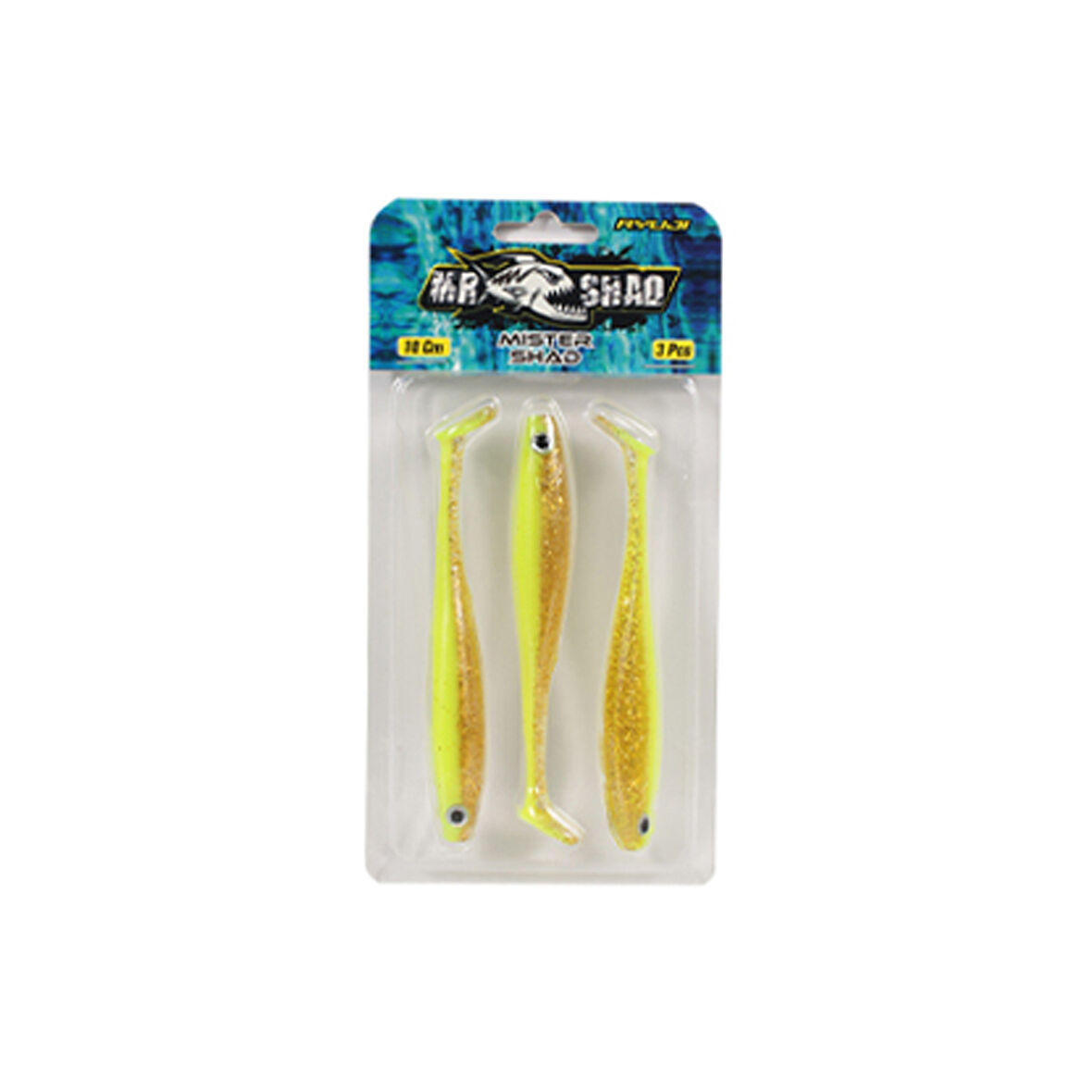 Ryuji Mister Shad 10cm 7gr Silikon Yem Renk : Chartreuse Glow