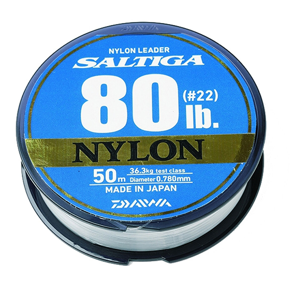 Daiwa Saltiga Nylon 50m Leader Misina Çeker (lb) : 130lb