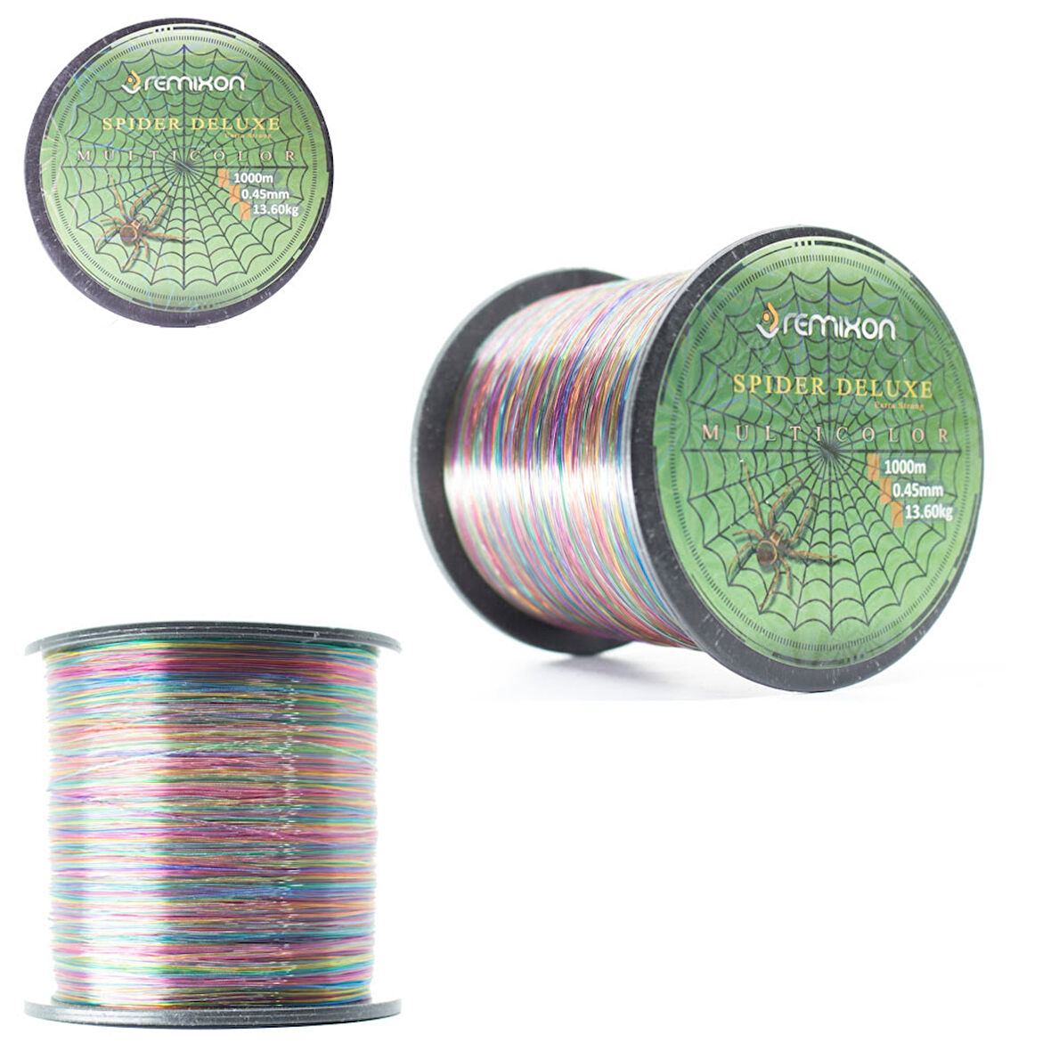 Remixon Spider Deluxe Serisi 1000m Multicolor Monofilament Misina Kalınlık (mm) : 0,55mm