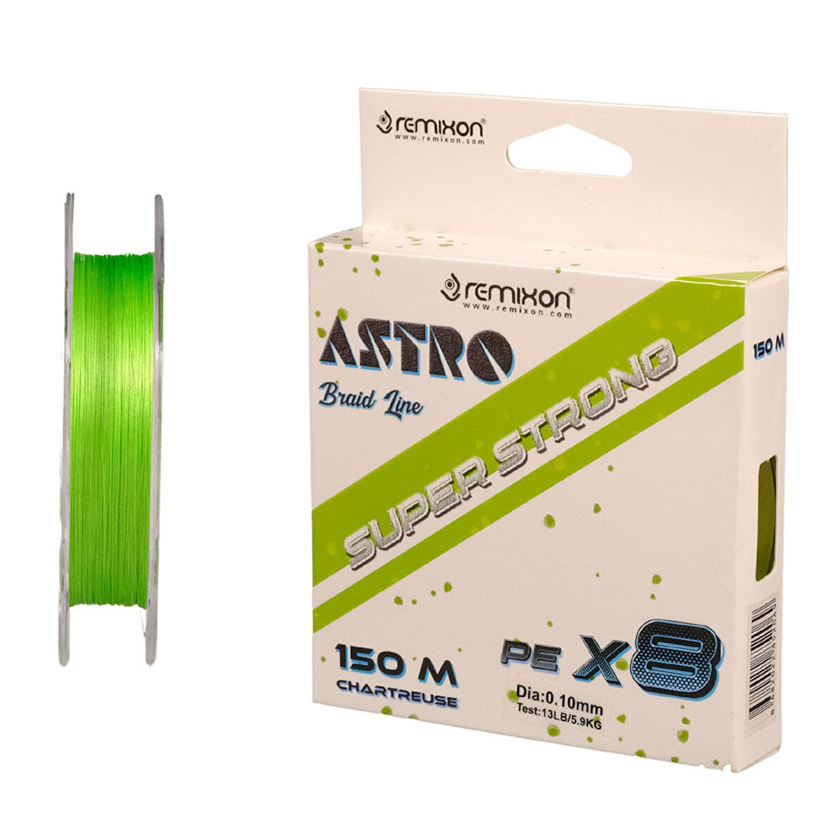 Remixon Astro 8B Chartreuse 150m İp Misina Kalınlık (mm) : 0,06mm
