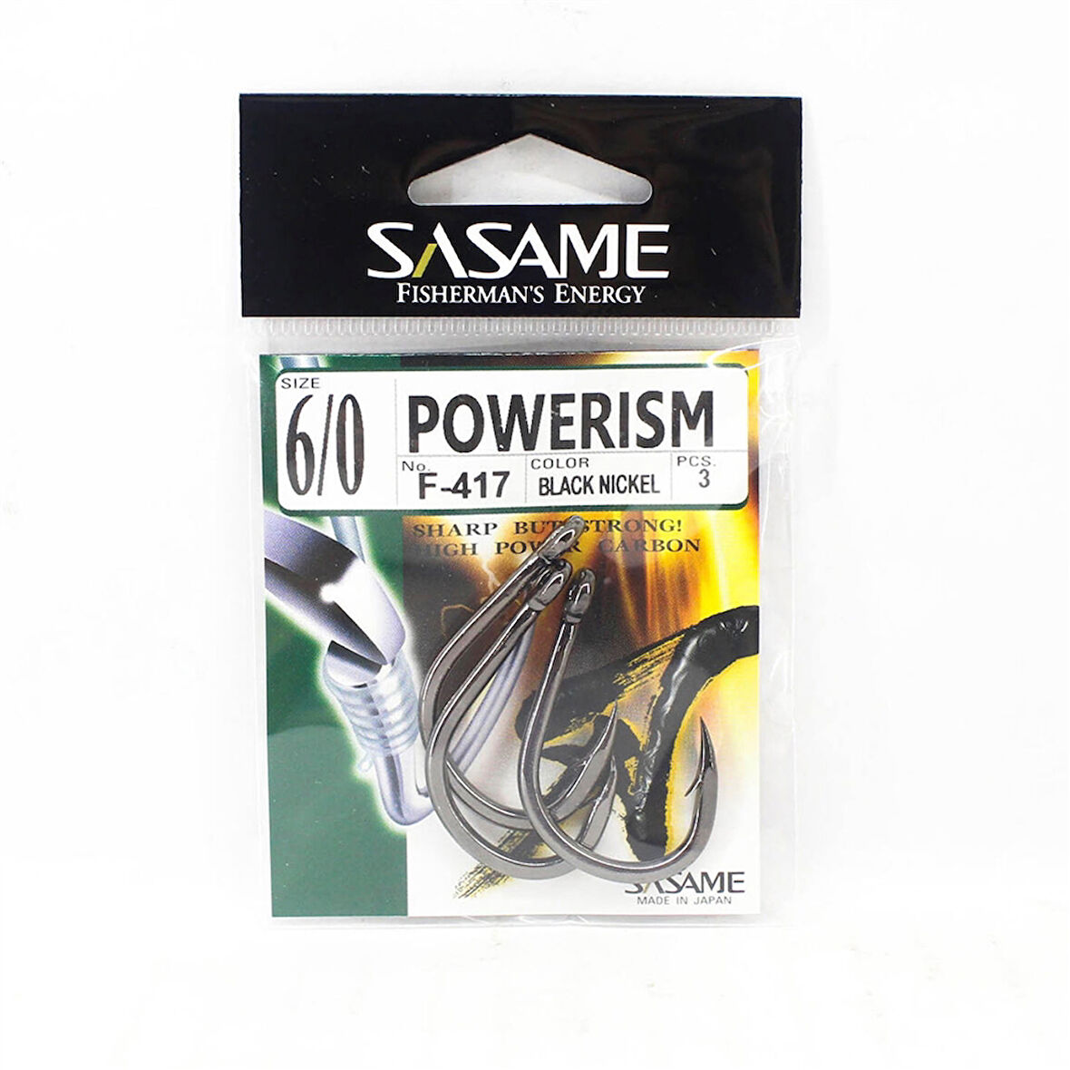 Sasame Powerism F-417 Black Nickel İğne İğne No : 7-0