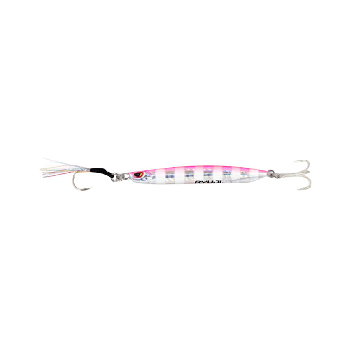 Ryuji Silent Jig 30gr Jig Yem Renk : Pink Zebra Glow