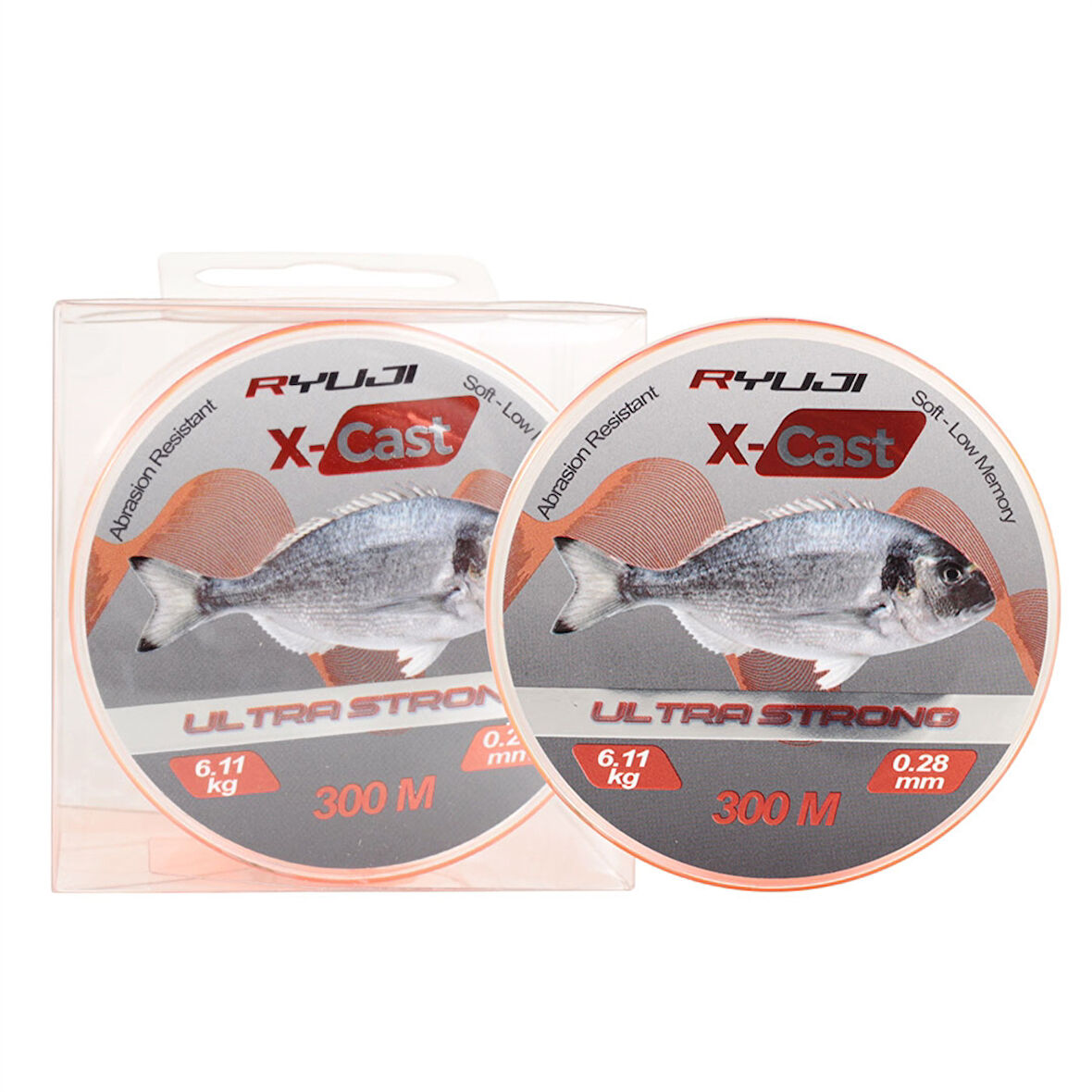 Ryuji X-Cast Surf Orange 300m Monofilament Misina Kalınlık (mm) : 0,28mm