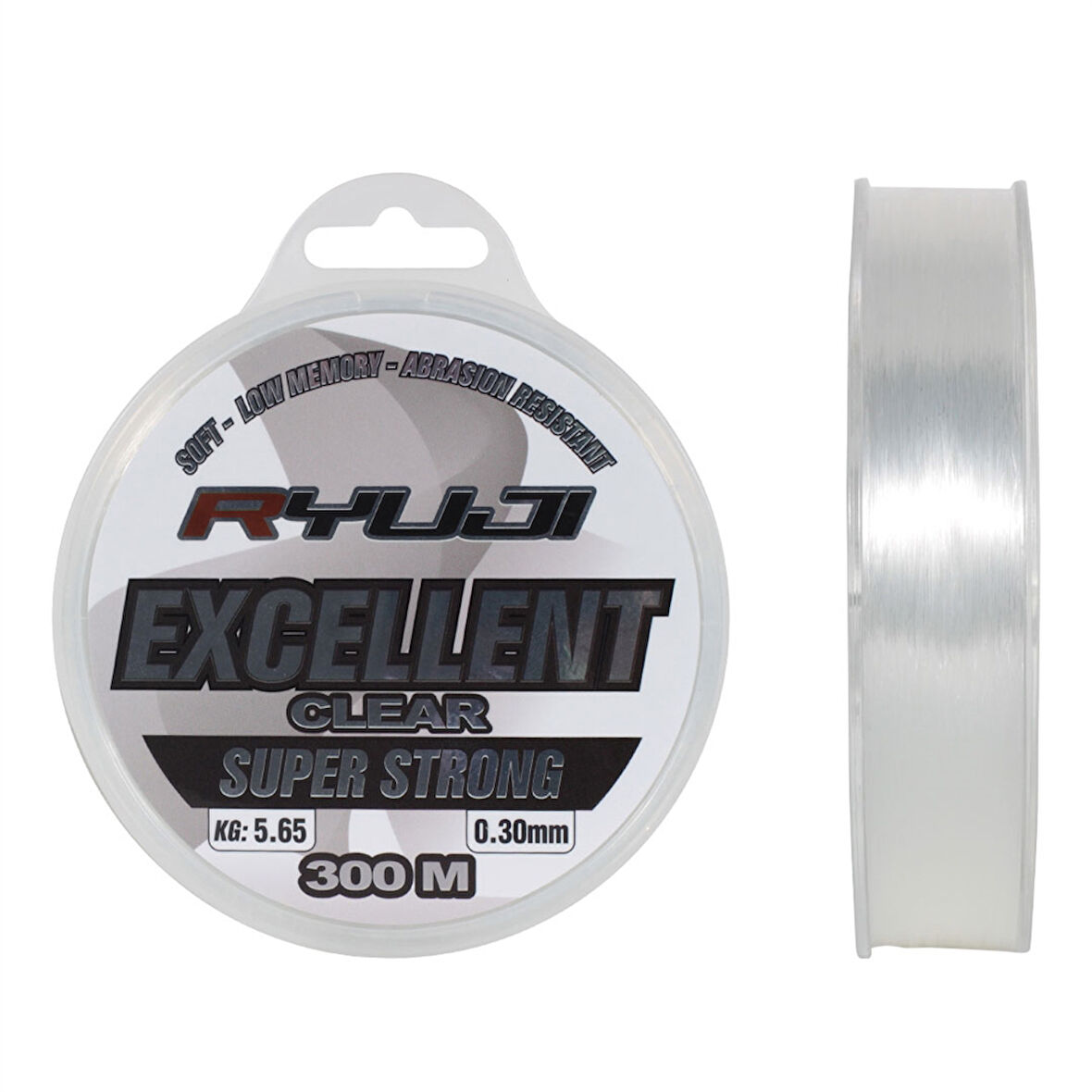 Ryuji Excellent Clear 300m Monofilament Misina Kalınlık (mm) : 0,20mm