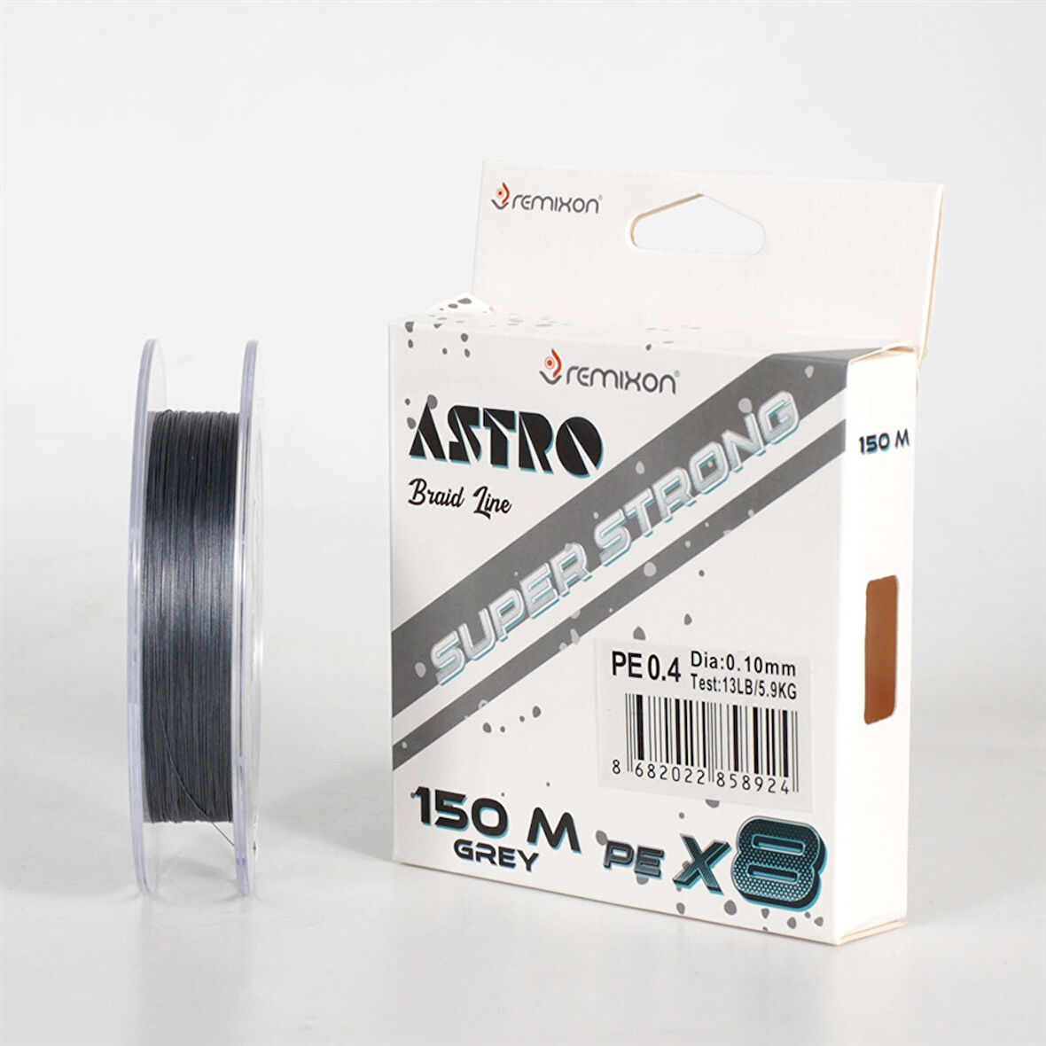 Remixon Astro 8B Grey 150m İp Misina Kalınlık (mm) : 0,20mm