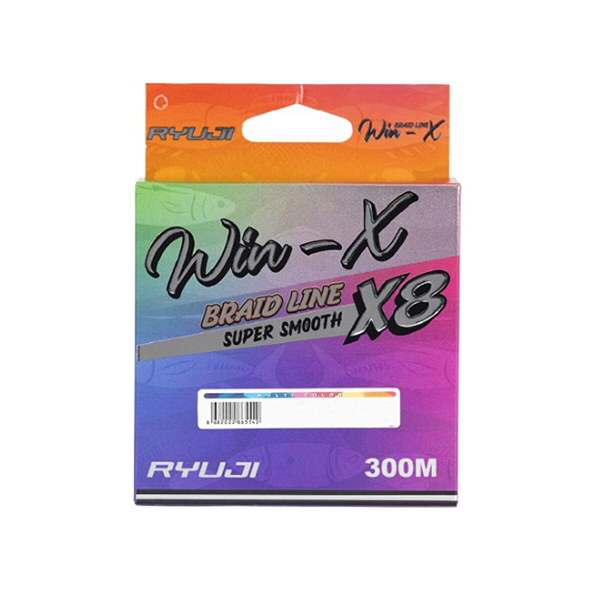 Ryuji Win-X 8B Multicolor 300m İp Misina Kalınlık (mm) : 0,13mm