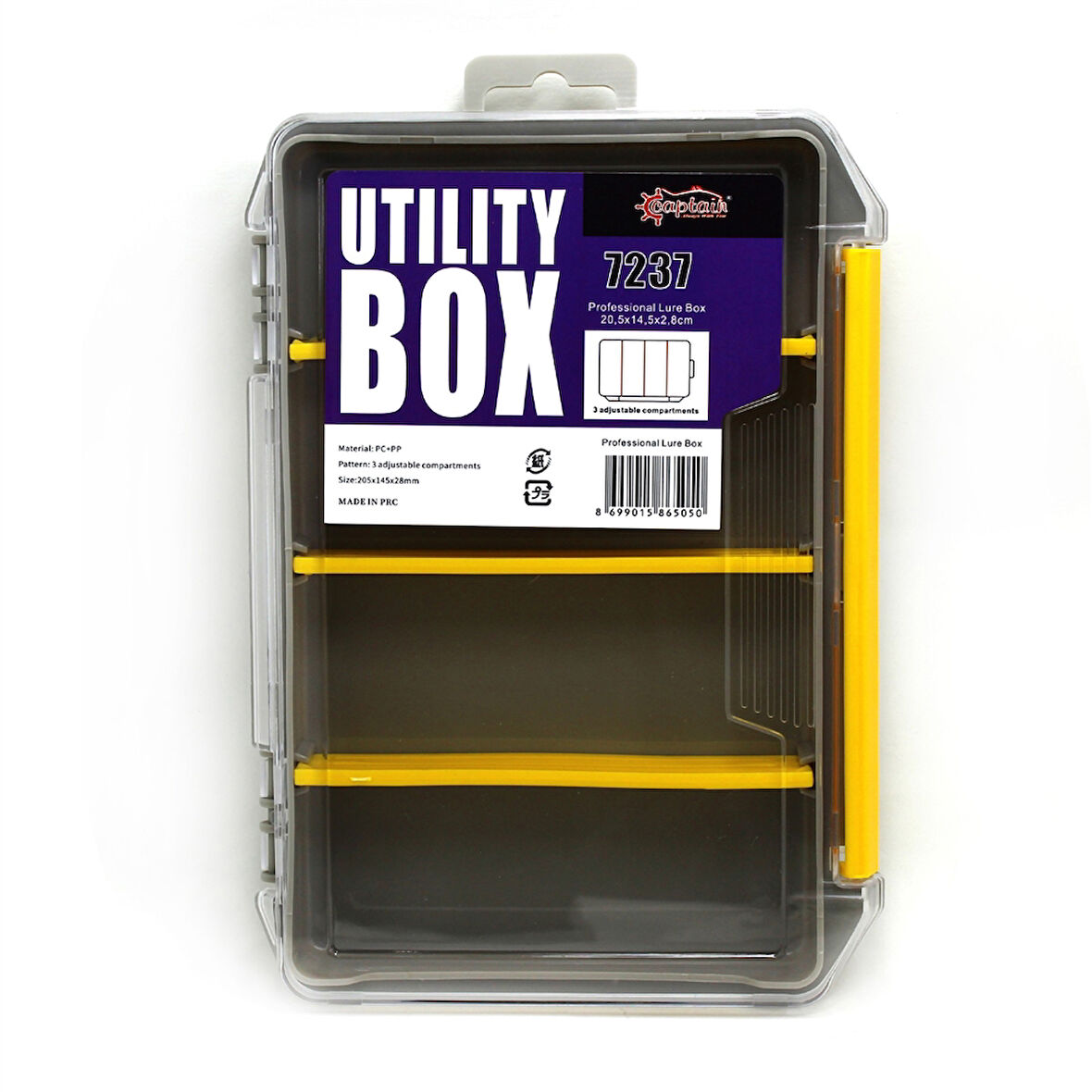 Captain 7237 Profesyonel Sahte Balık ve Jig Kutusu