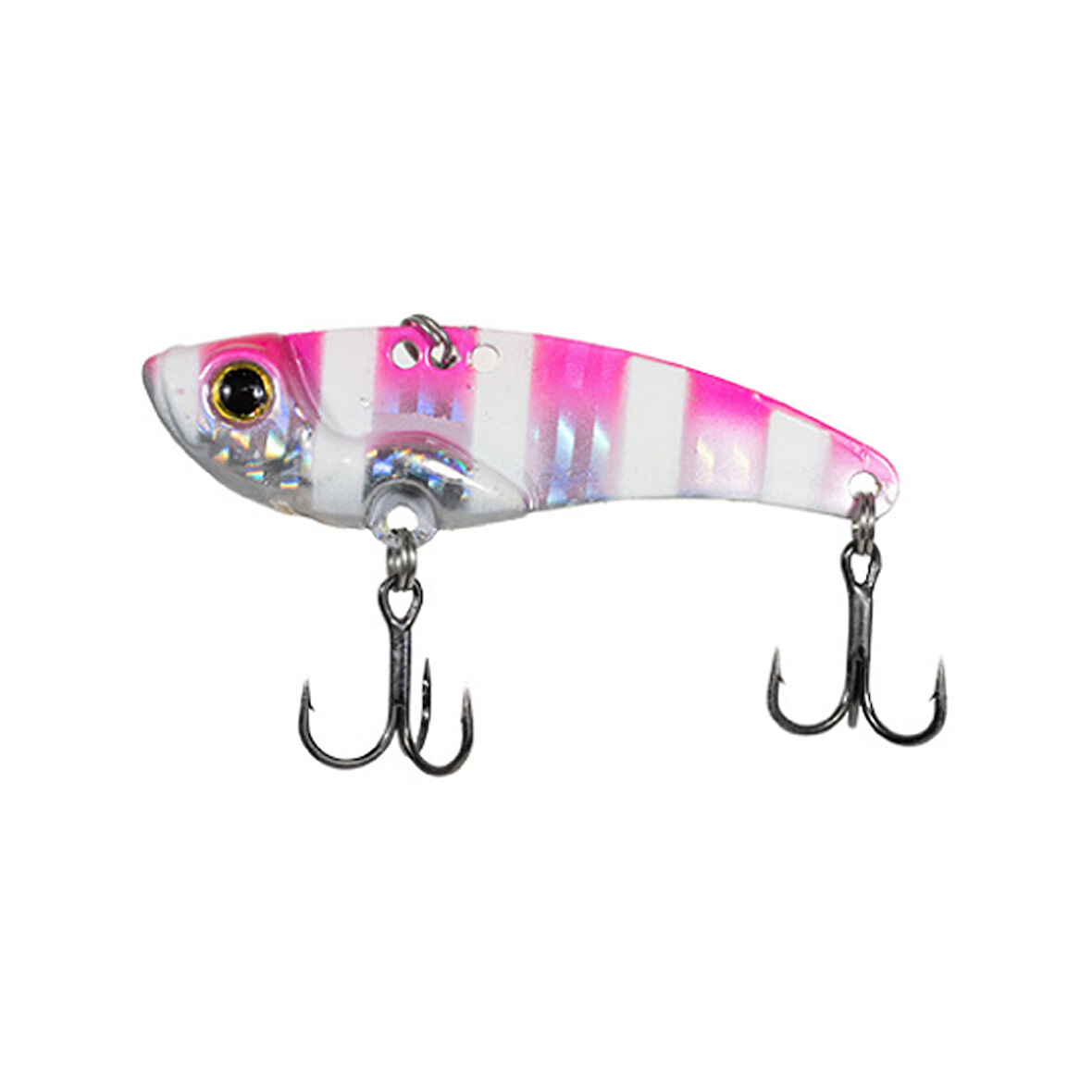 Ryuji Mirror Vib 6,5cm 22gr Vibrasyon Yem Renk : Pink Zebra Glow