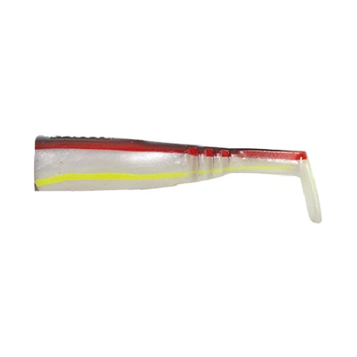 Seabor Lily Shad 11cm 3 Adet Yedek Silikon Yem Renk : Red Mullet UV