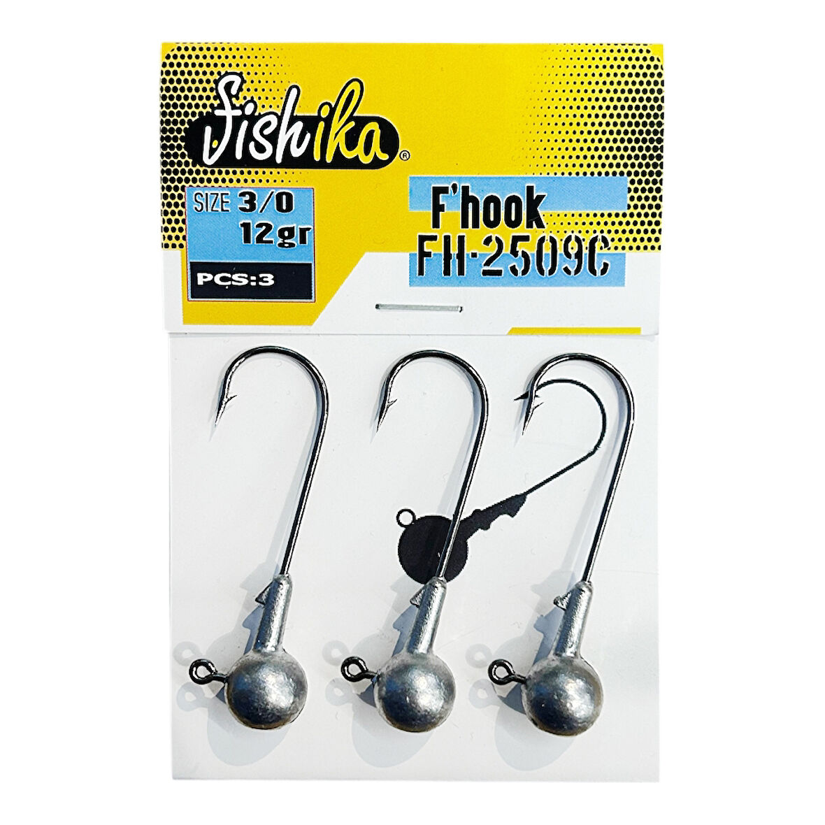 Fishika 2509 #3/0 12gr Jig Head