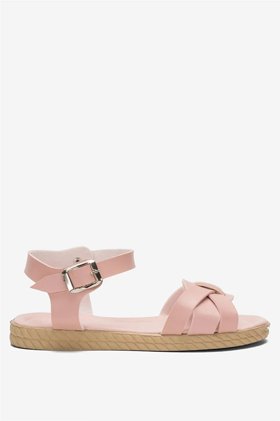 Günlük Şık Rahat Kadın Sandalet PUDRA
