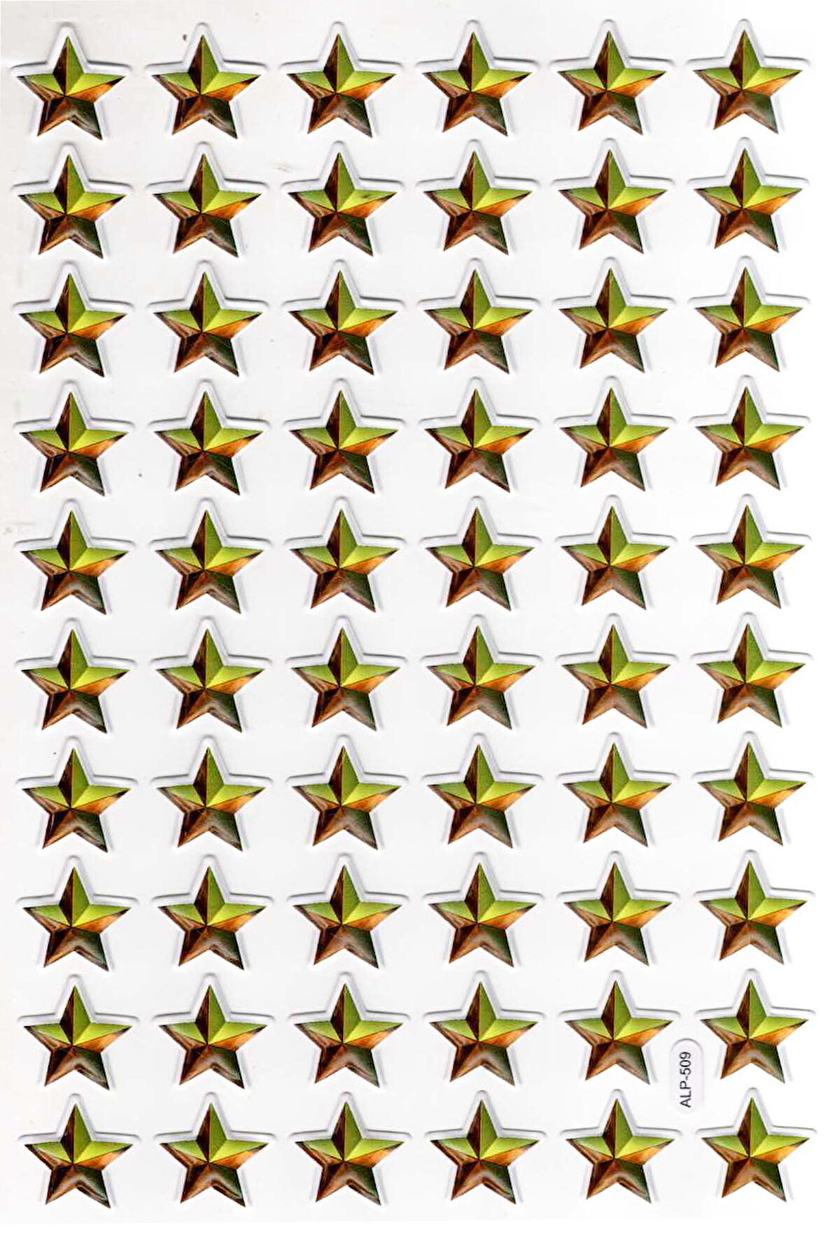 Sticker Kabartmalı A4 Boyutunda Stiker Defter, Planlayıcı Etiket-(lim509) - Yıldız