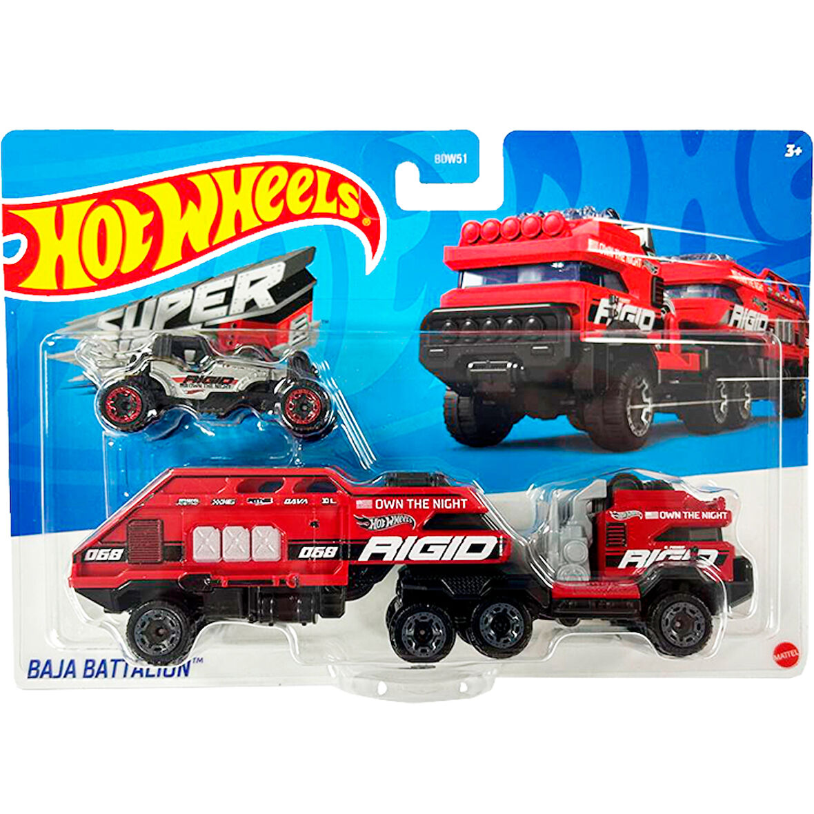 Mattel Hot Wheels Baja Battalion Tır BDW51-HMF94