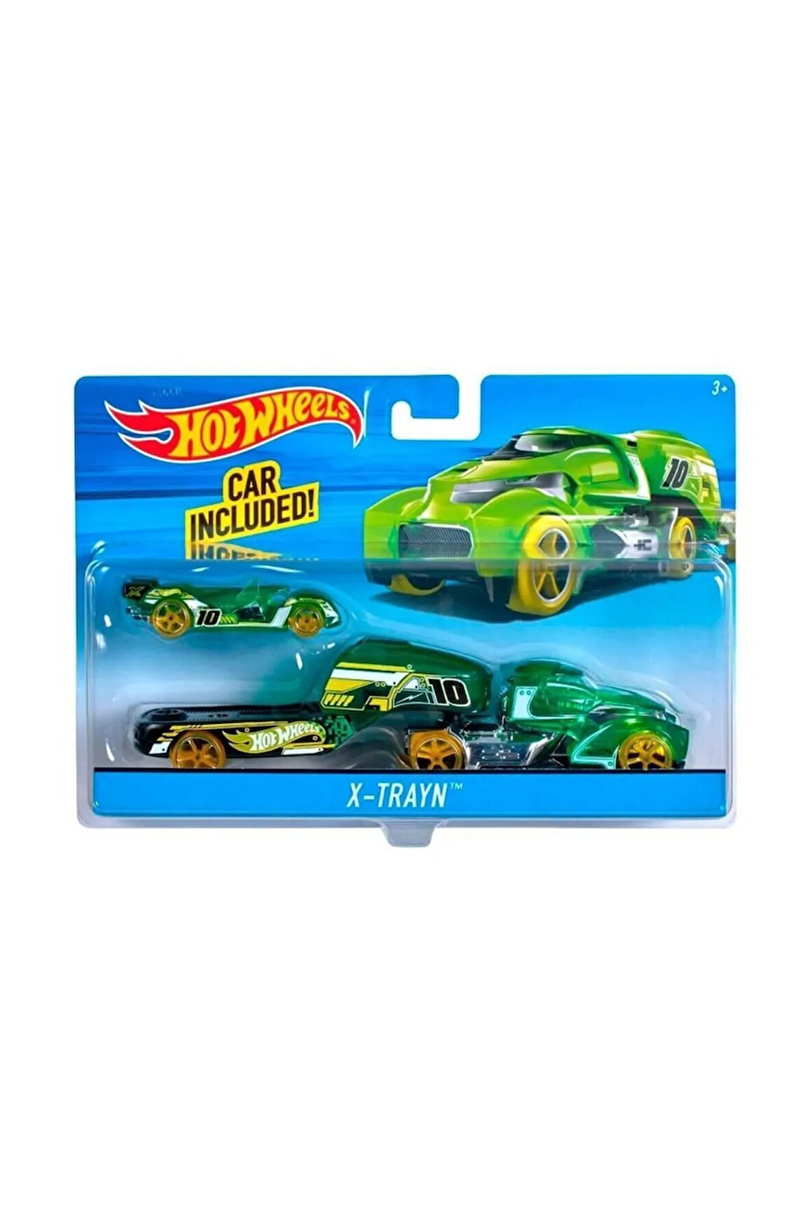 Hot  Wheels Taşıyıcı Tırlar - X-Trayn Yeşil