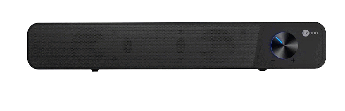 Lenovo Lecoo DS111 Kablosuz Bluetooth Aux RGB Soundbar Hoparlör Siyah