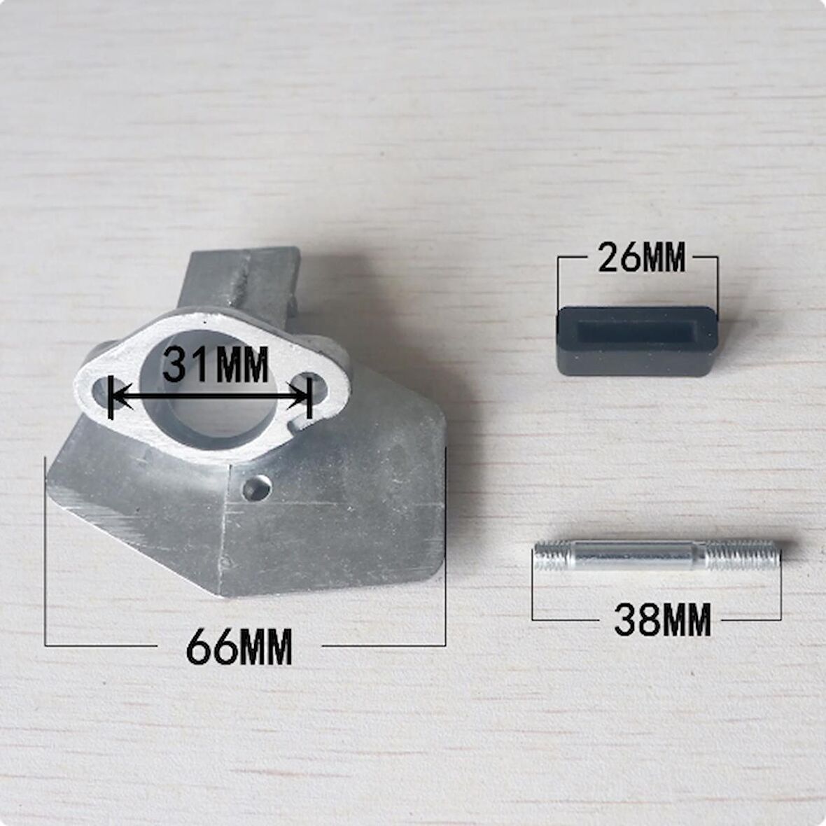 ÇİN TESTERE 4500/5200/5800 KARBÜRATÖR BRAKETİ TABAN ADAPTÖRÜ