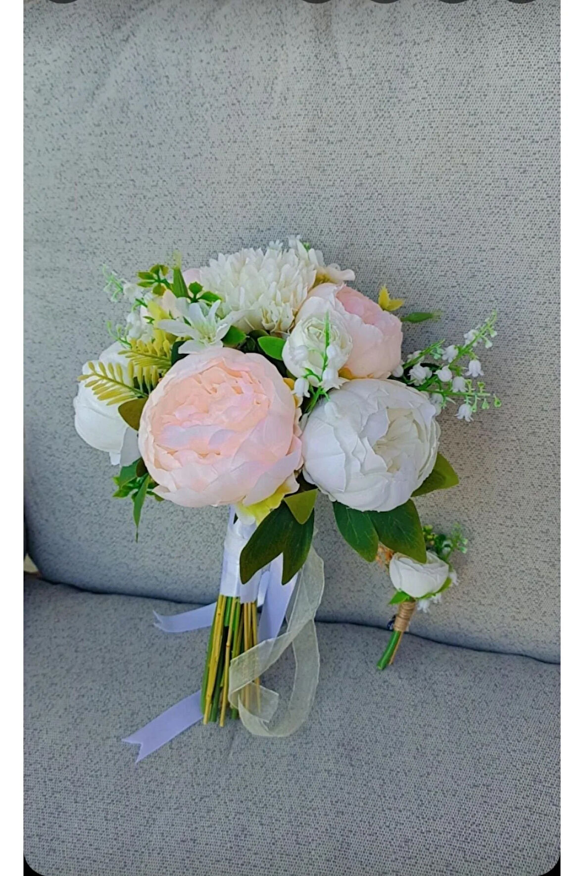 Gelin buketi toz pembe