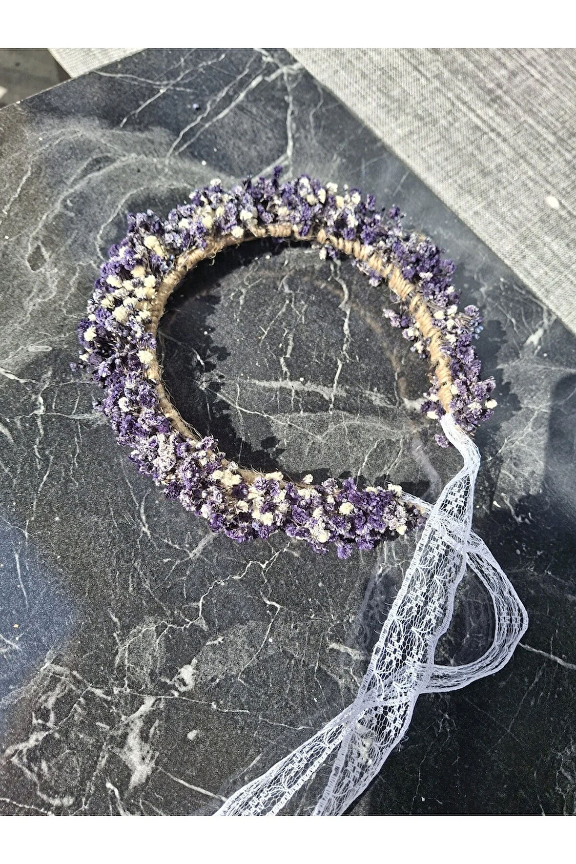 Mor cipsolu Gelin tacı,nişan tacı hediye taç,nişan