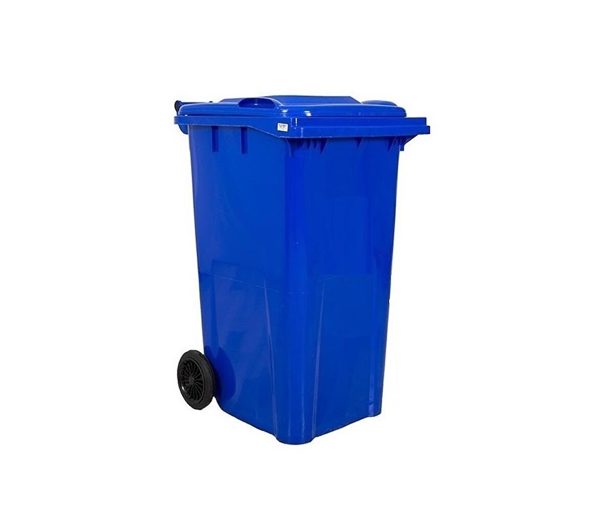 Safell Plastik Çöp Konteyneri 240 Lt - Yüksek Isıya Dayanıklı Tekerlekli Konteyner - Mavi