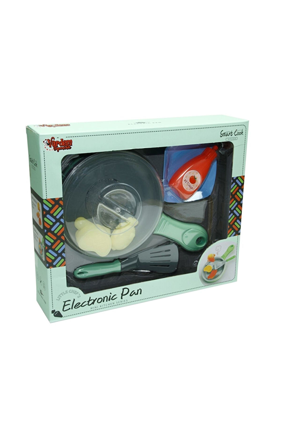 Renk Değiştiren Eğlenceli Kızartma Tava Seti 10 Parça Gıdaları Renk Değiştiren Mutfak Seti Evcilik