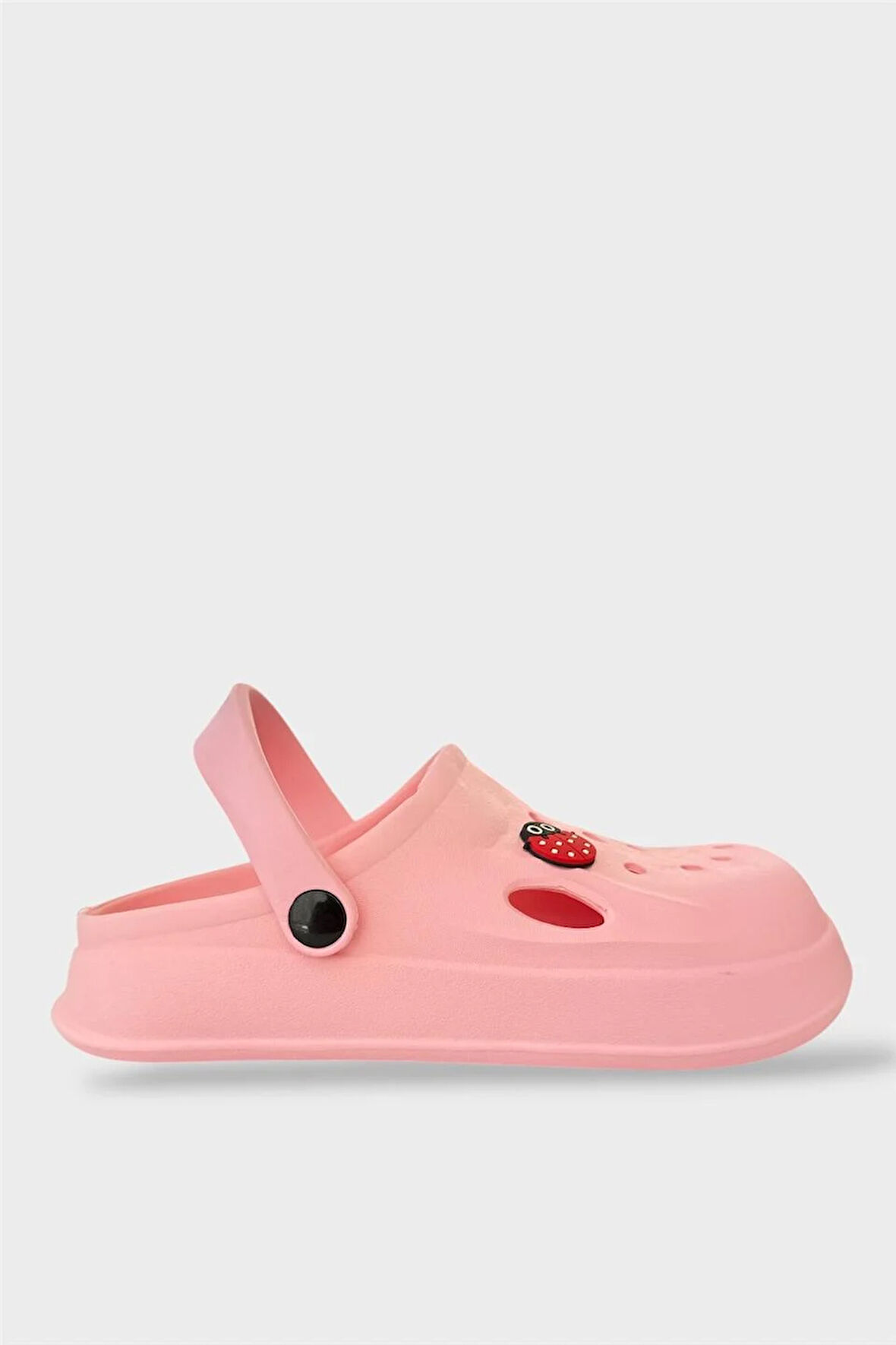 Kadın Comfort Uğur Böceği Tokalı Medikal Hemşire Sabo Terlik PUDRA