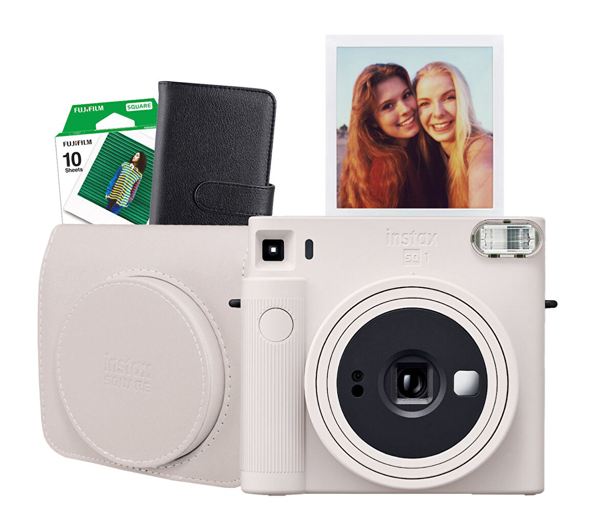 Fujifilm Instax SQ1 Beyaz Fotoğraf Makinesi ve Hediye Seti 2