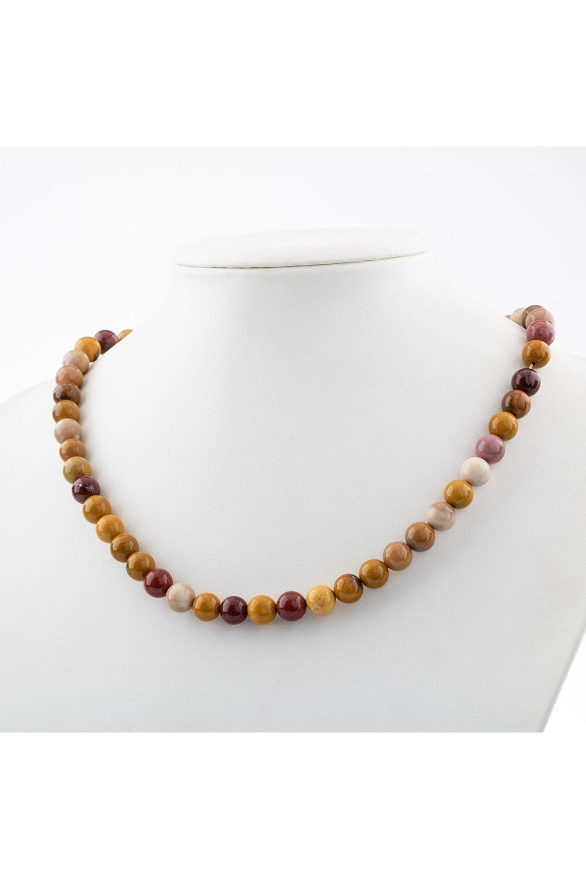 Jasper 8 mm Dizi Doğal Taş Kolye