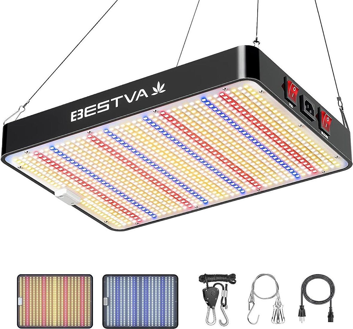 BESTVA DC High-Yield Series 2000W LED Full Spektrumlu Bitki Işığı