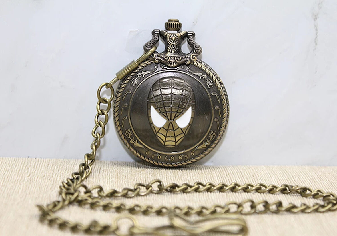 MDB Spiderman Tasarımlı Köstekli Saat Model 2