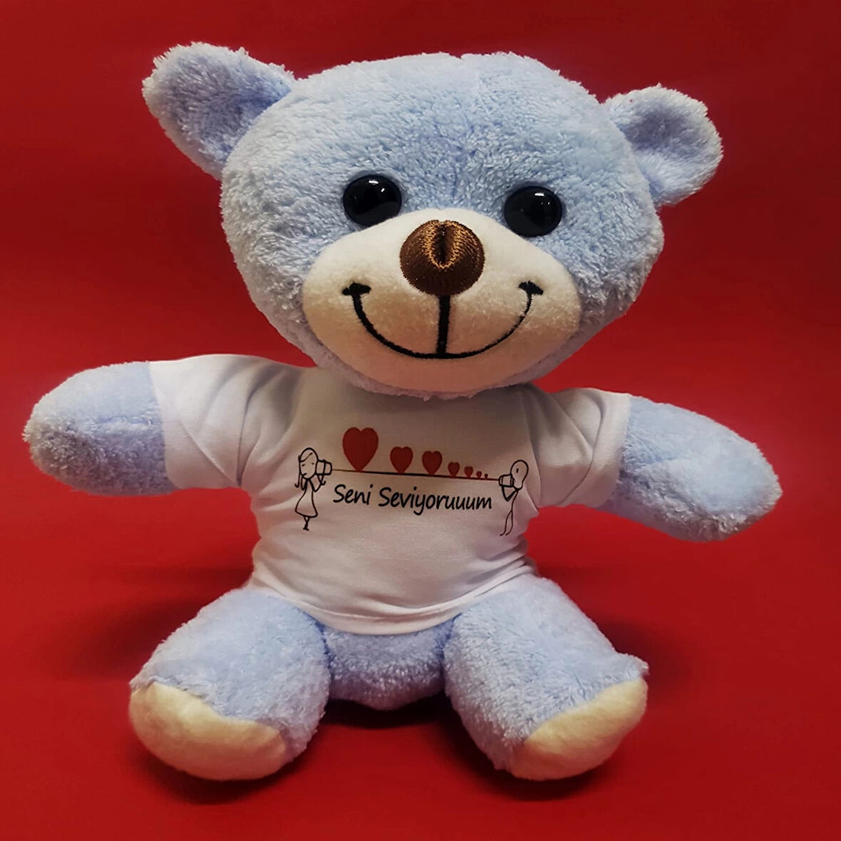 MDB Seni Seviyorum Tişörtlü Peluş Ayıcık