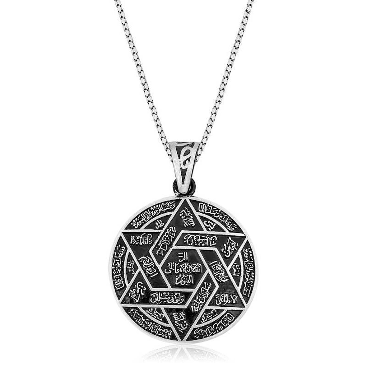 MDB Gümüş İsmi Azam Duası Kolye