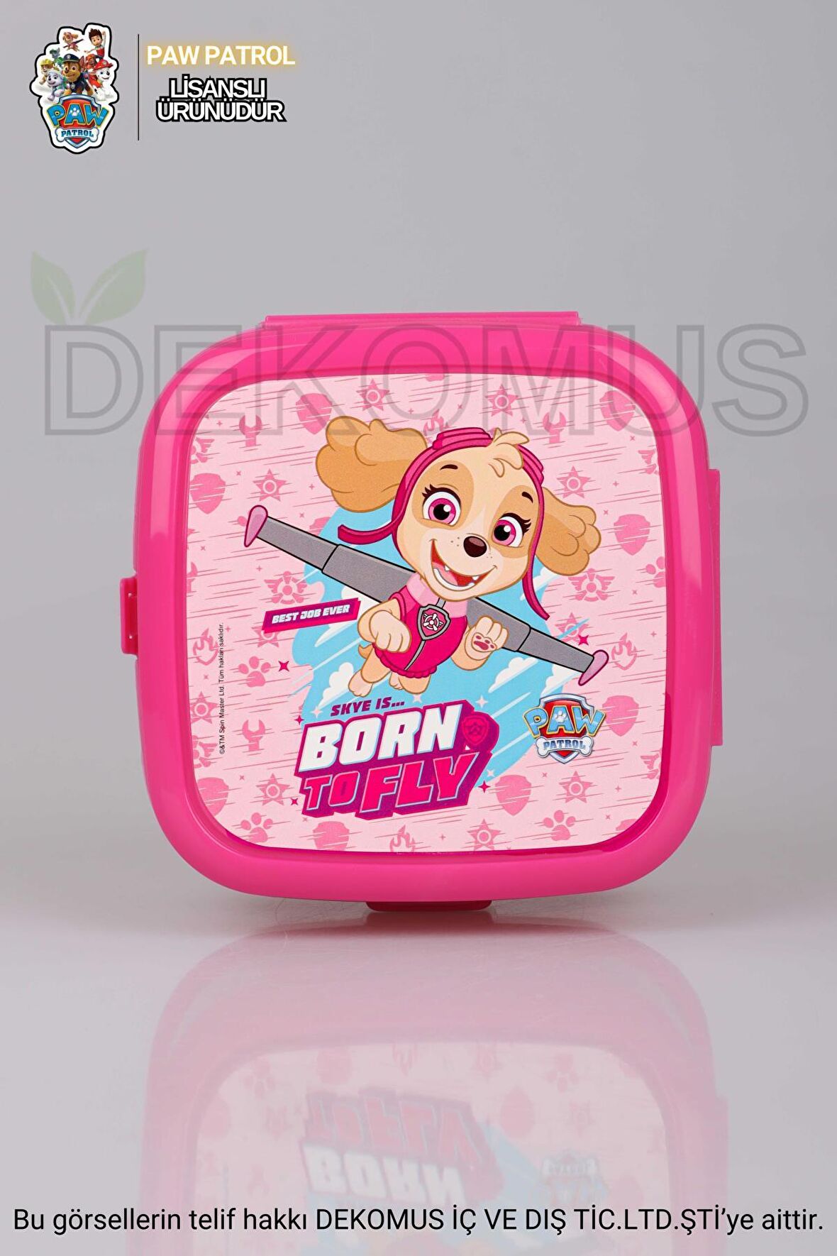 DEKOMUS LİSANSLI PAW PATROL ÇİFT KATLI BESLENME KABI / LUNCH BOX