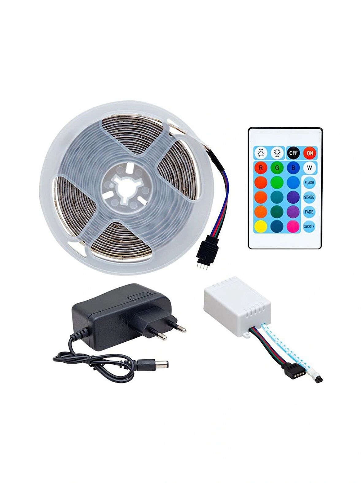 RGB Şerit Led Kumandalı 5 M