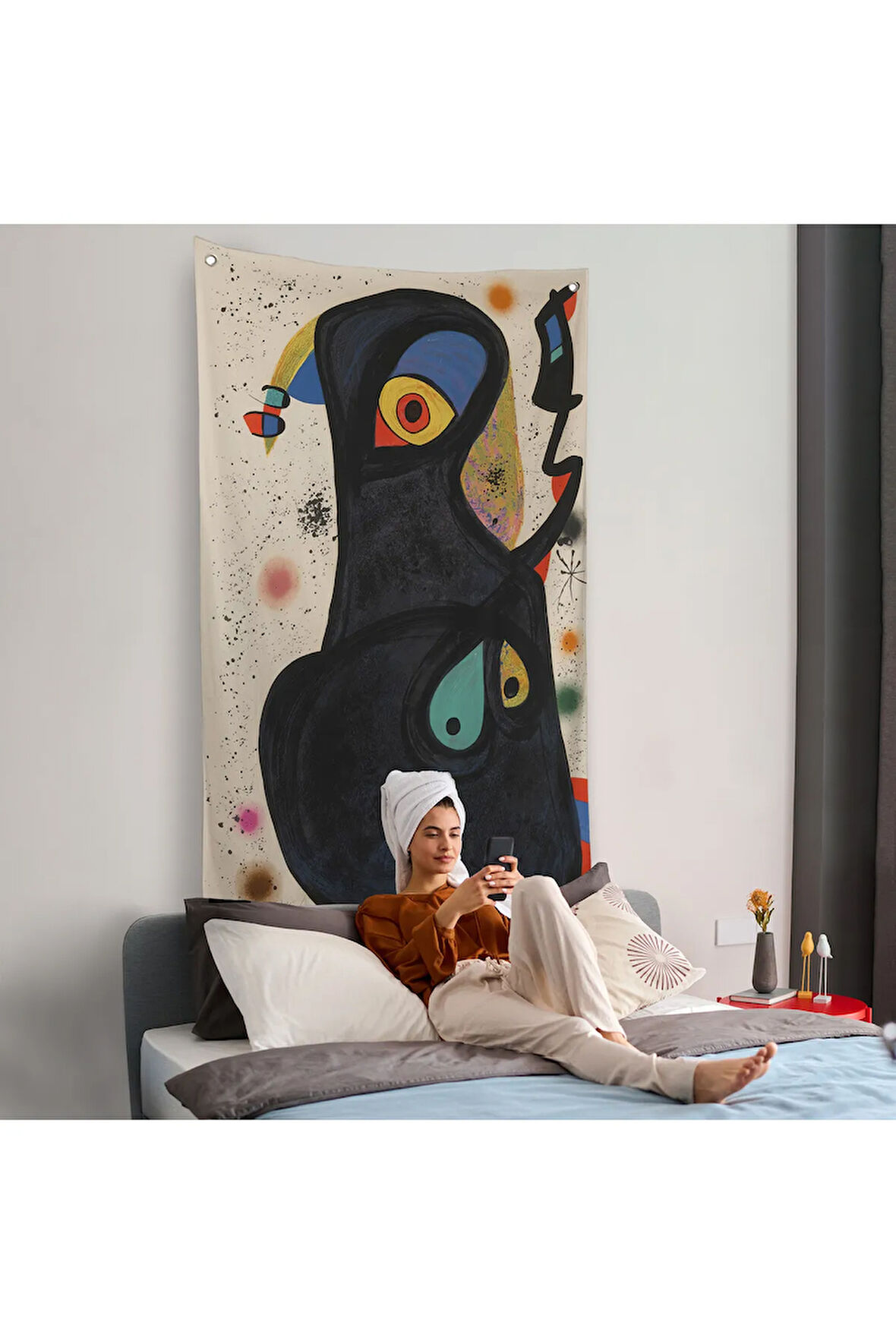 Citon Joan Miro - Vladimir Duvar Örtüsü-7484