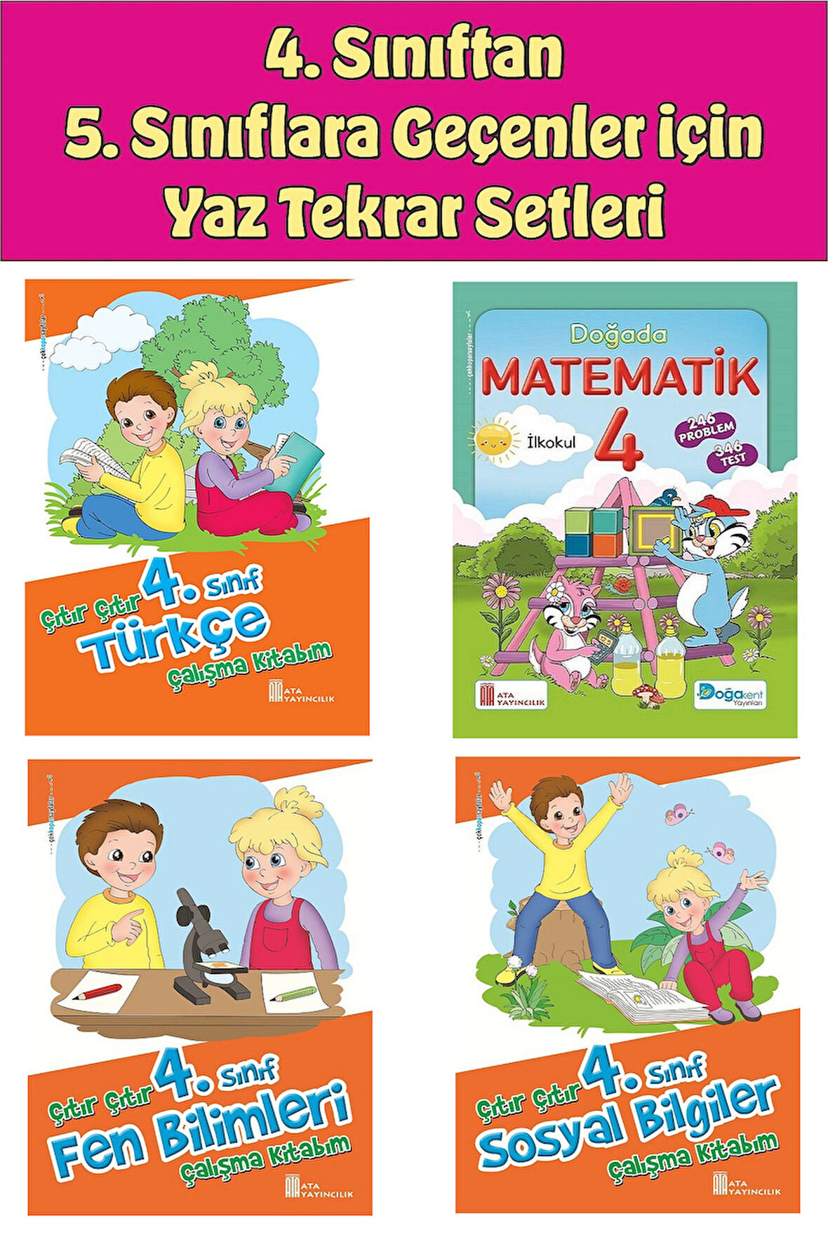 4.Sınıftan 5.Sınıfa Geçenler İçin Yaz Tekrar Setleri