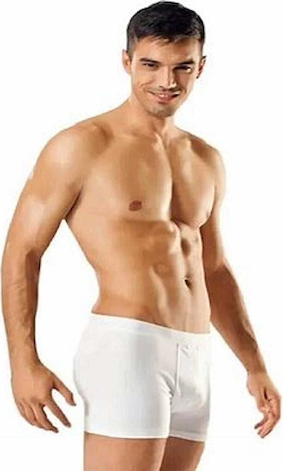 Erkek Likralı Elastan Boxer 2'li Paket